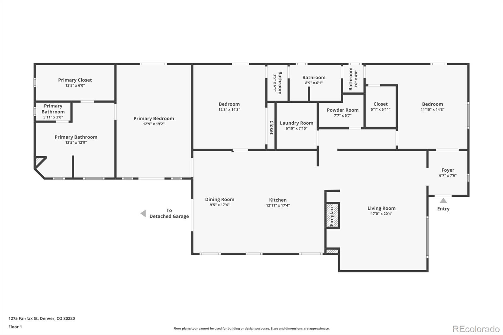 MLS Image #2 for 1275  fairfax street,denver, Colorado