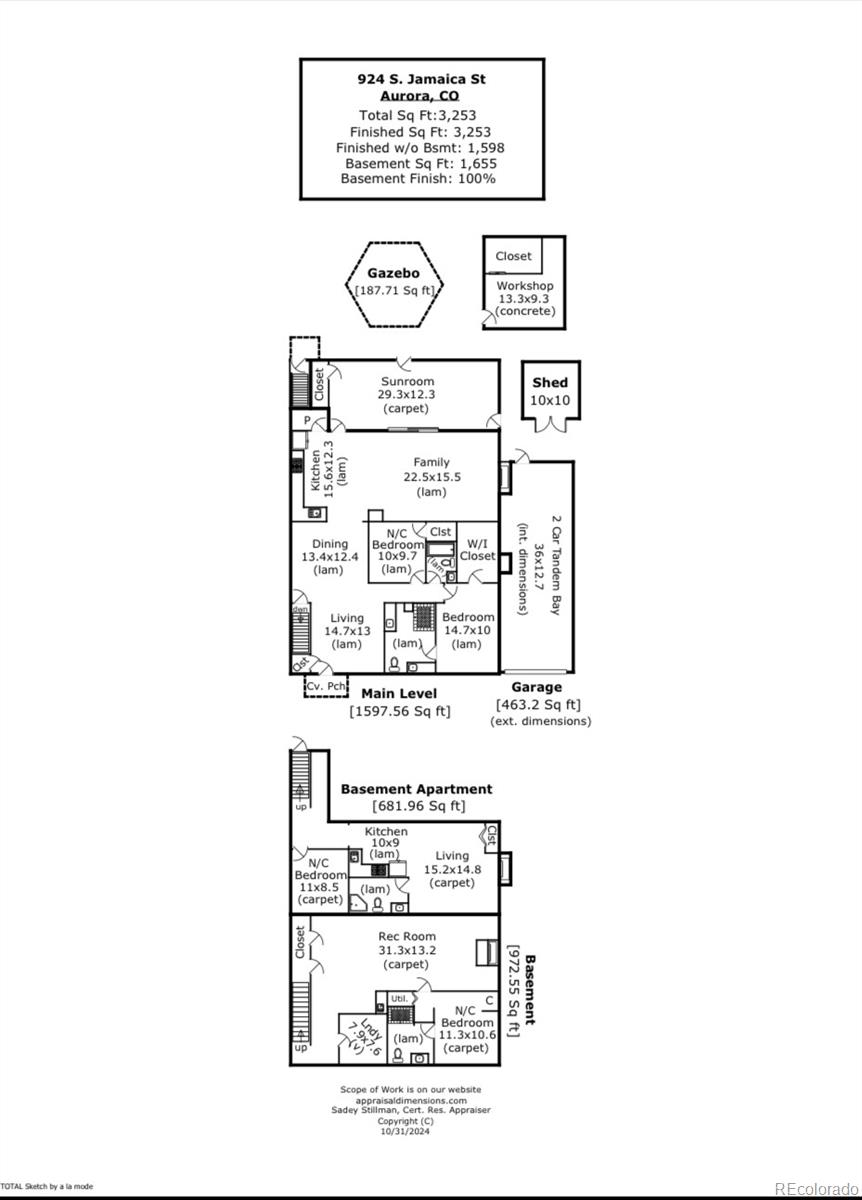 MLS Image #47 for 924 s jamaica street,aurora, Colorado