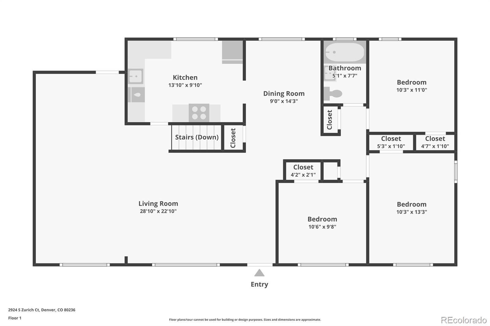 MLS Image #39 for 2924 s zurich court,denver, Colorado