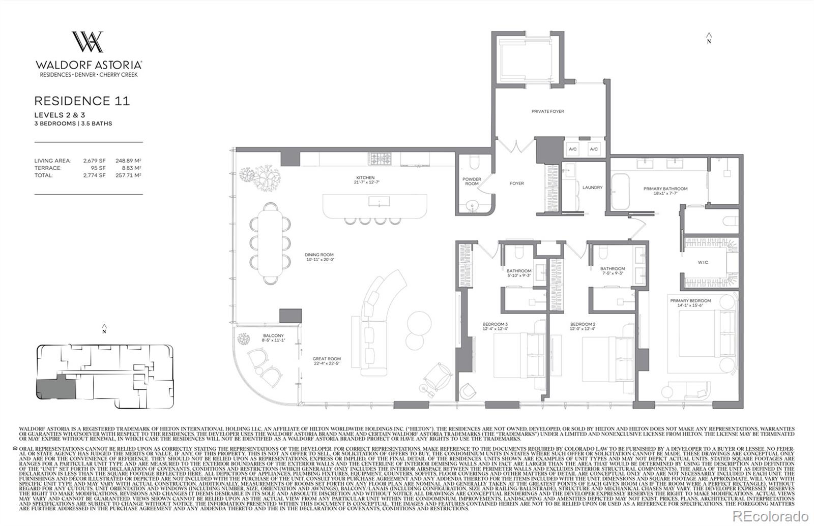 MLS Image #9 for 185  steele street 211,denver, Colorado