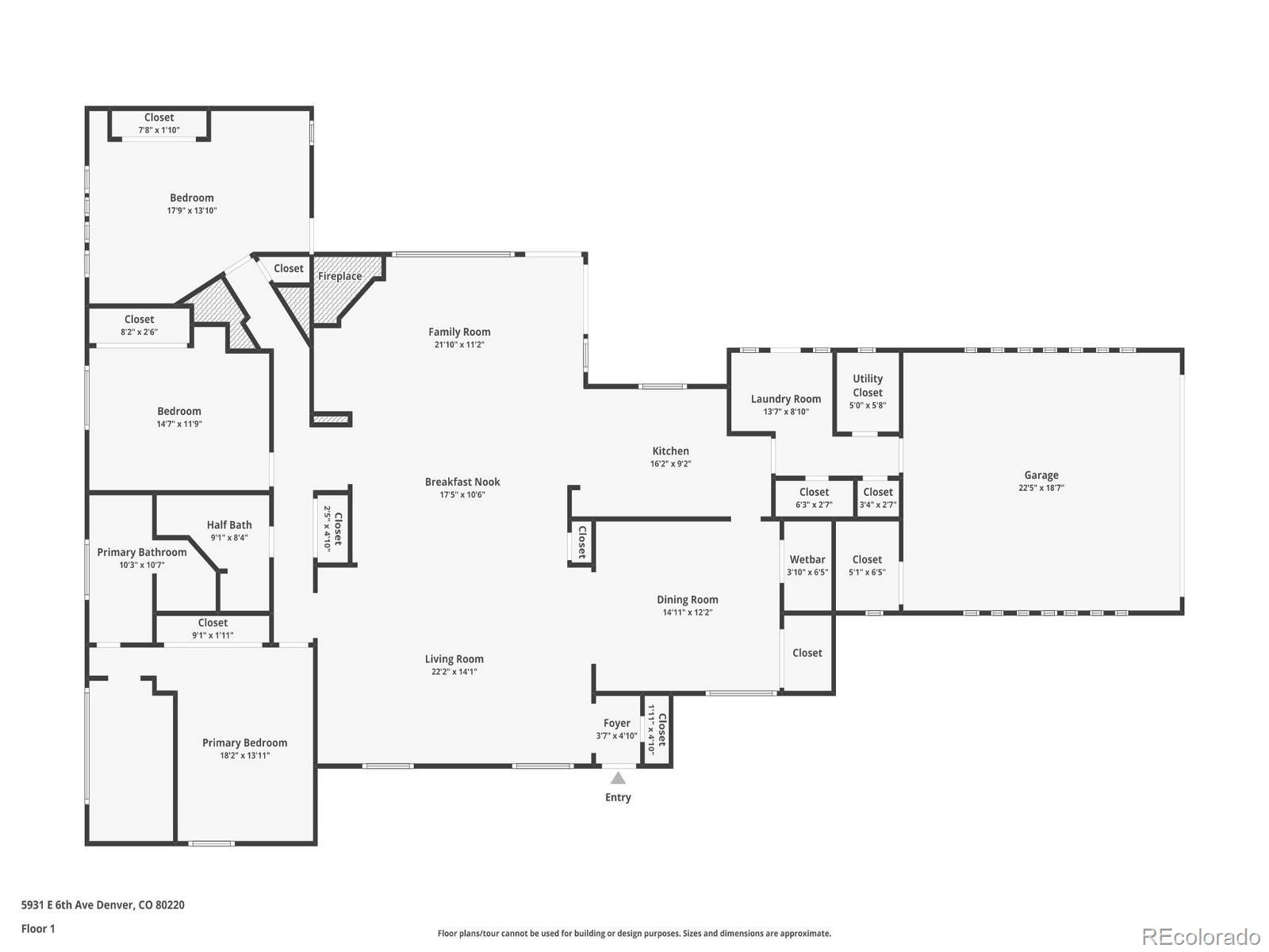 MLS Image #1 for 5931 e 6th ,denver, Colorado