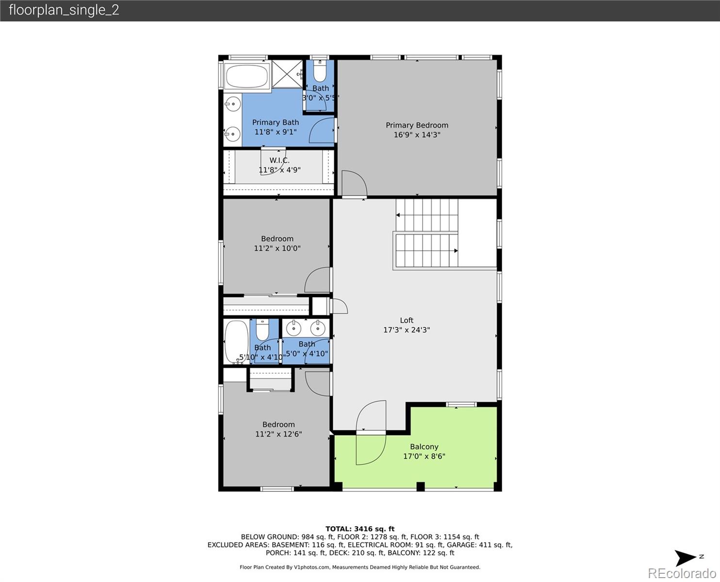 MLS Image #49 for 2667  xanthia court,denver, Colorado