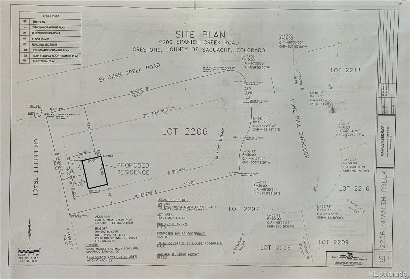 MLS Image #8 for 2206  spanish creek road,crestone, Colorado