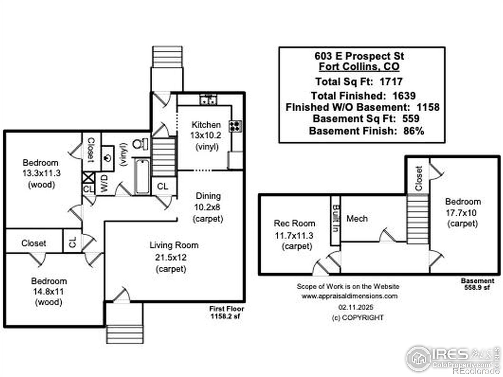 MLS Image #20 for 603 e prospect road,fort collins, Colorado