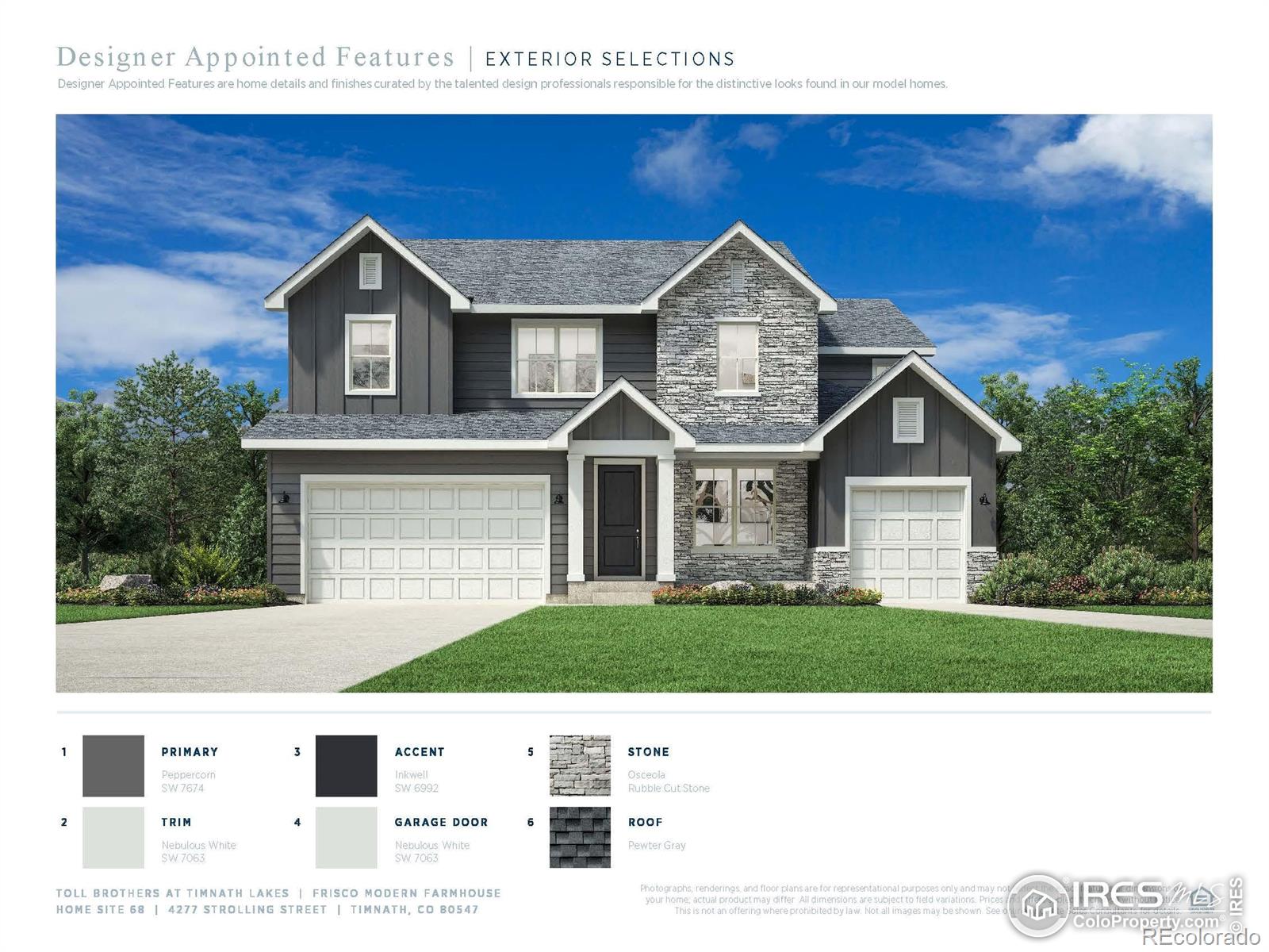 MLS Image #1 for 4277  strolling street,timnath, Colorado
