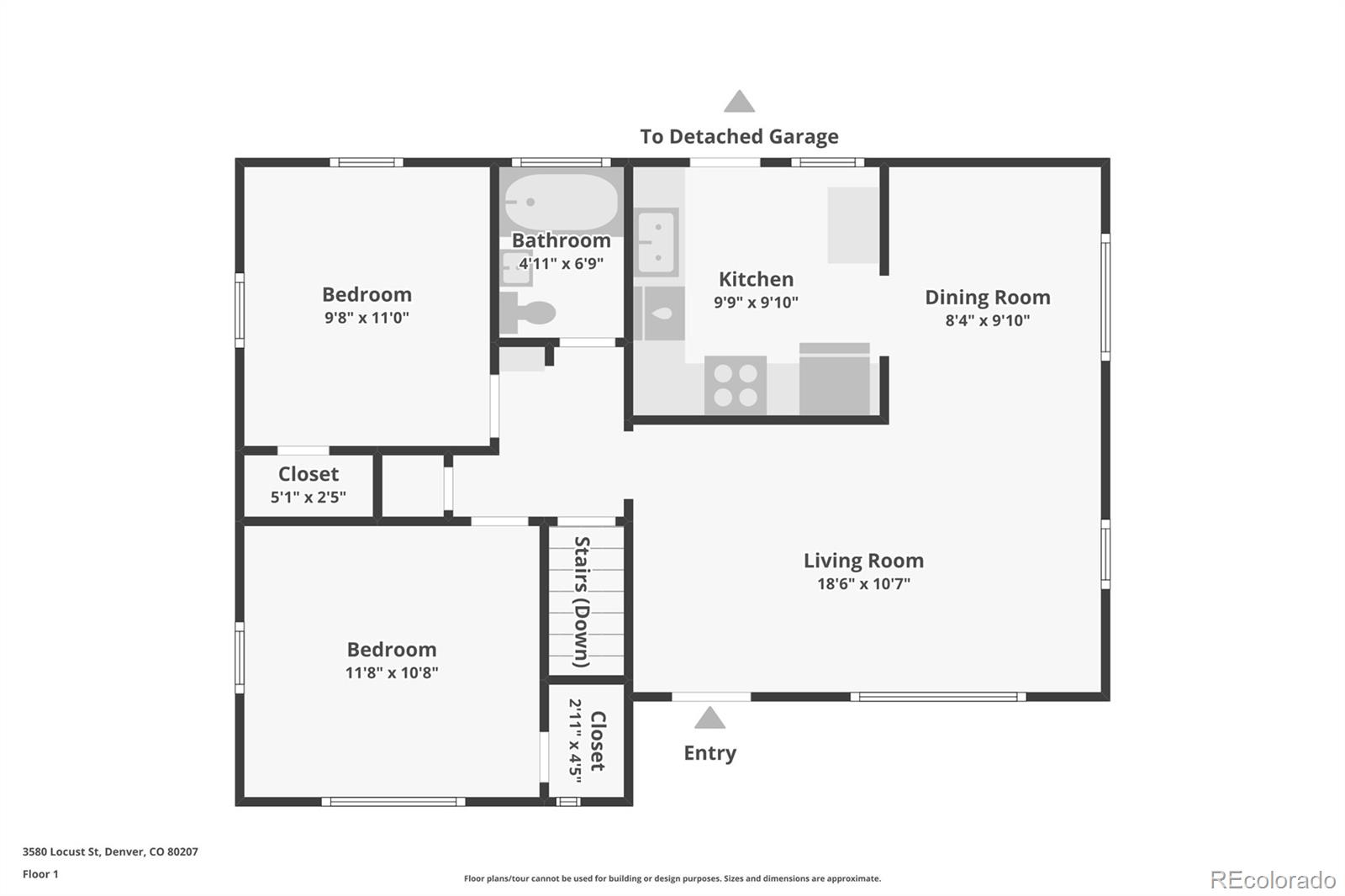MLS Image #40 for 3580  locust street,denver, Colorado