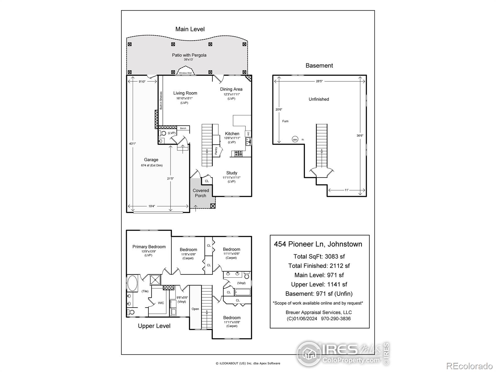 MLS Image #1 for 454  pioneer lane,johnstown, Colorado