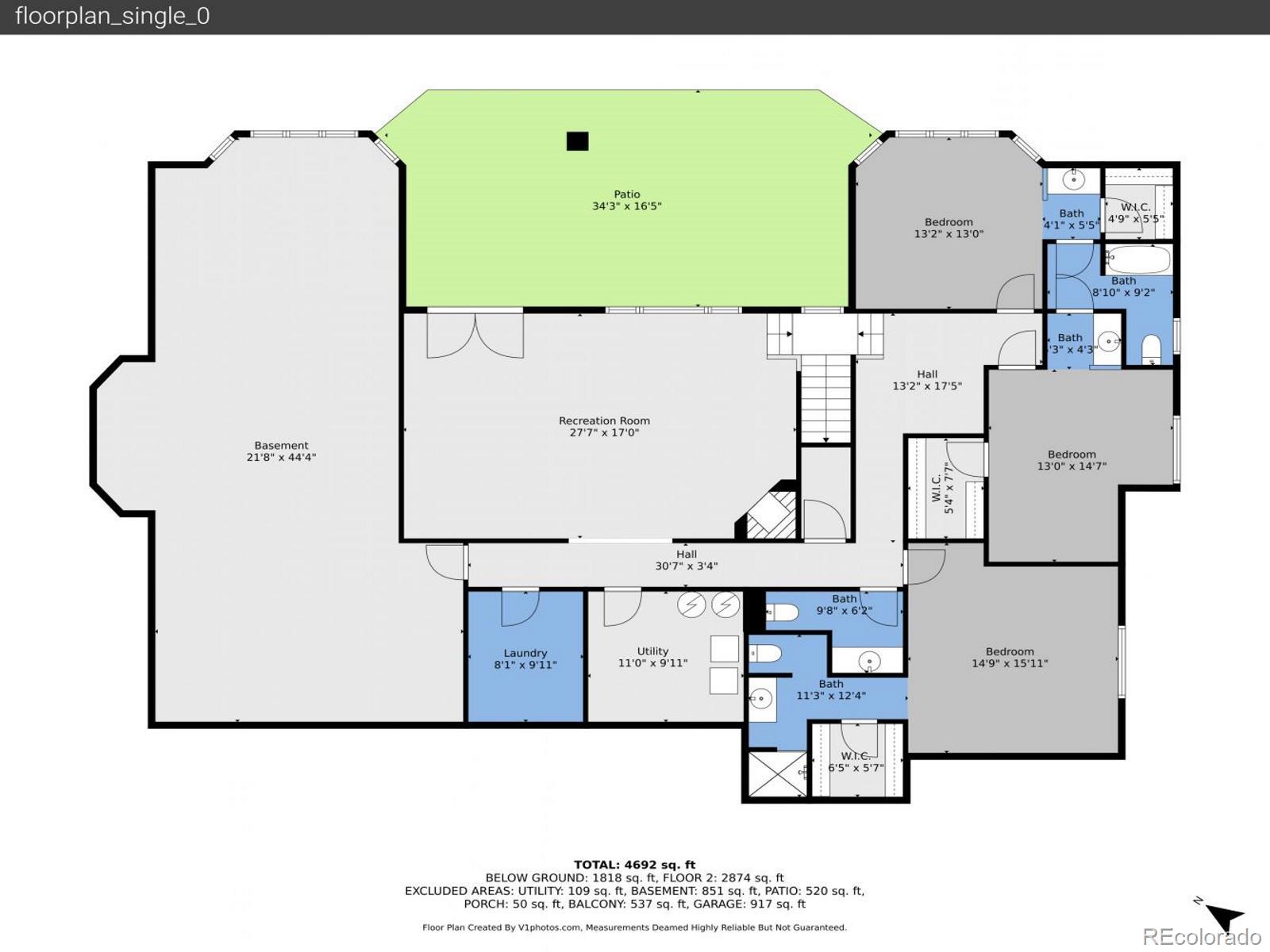 MLS Image #46 for 485  sapphire drive,castle rock, Colorado