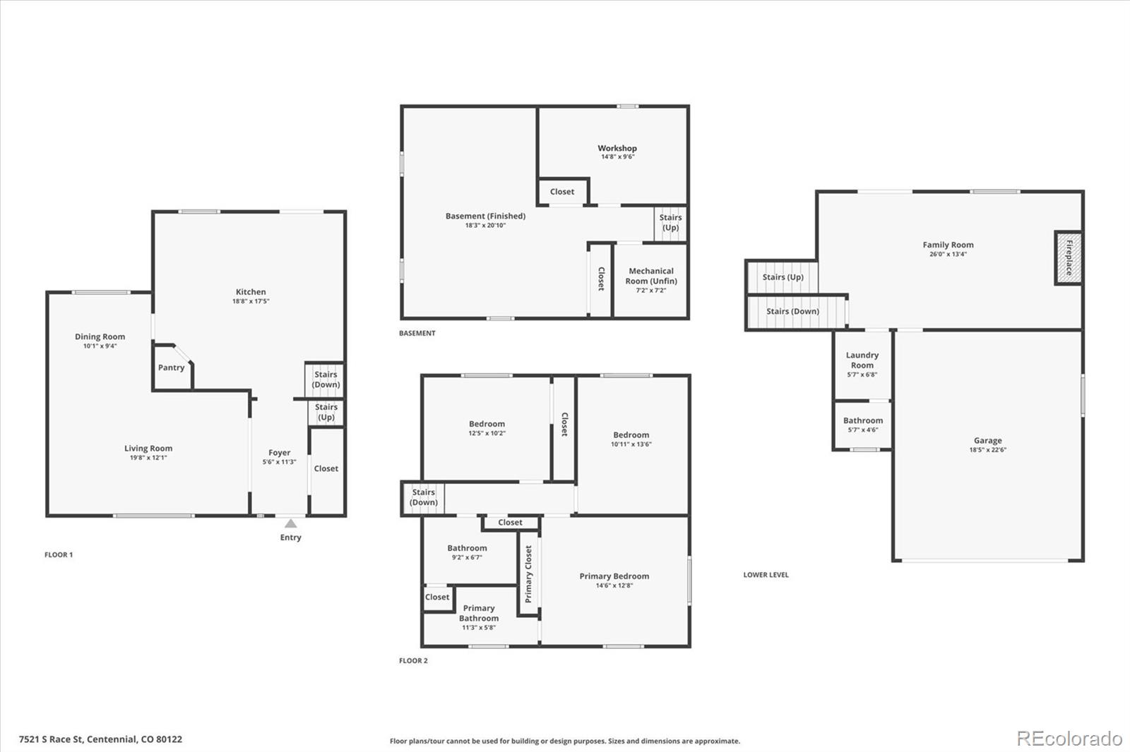 MLS Image #2 for 7521 s race street,centennial, Colorado