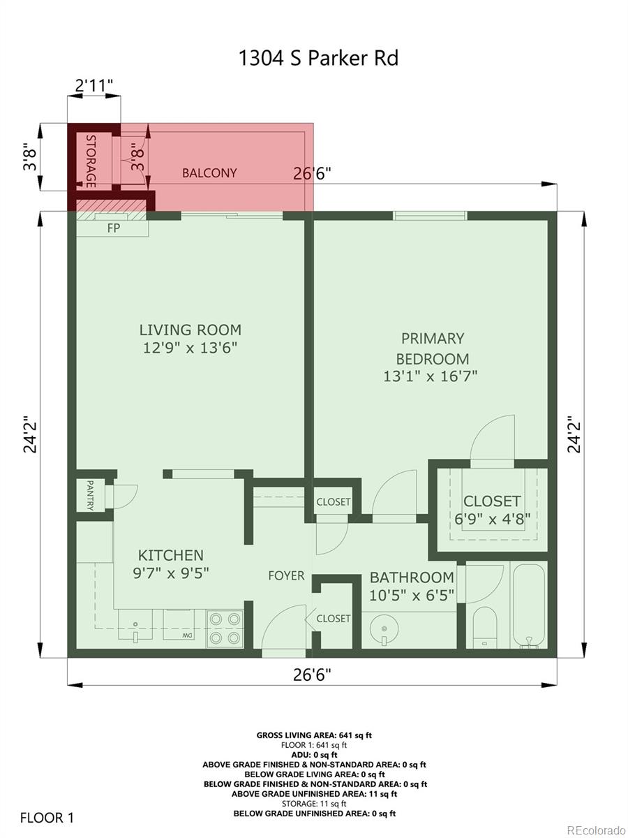 MLS Image #7 for 1304 s parker road,denver, Colorado