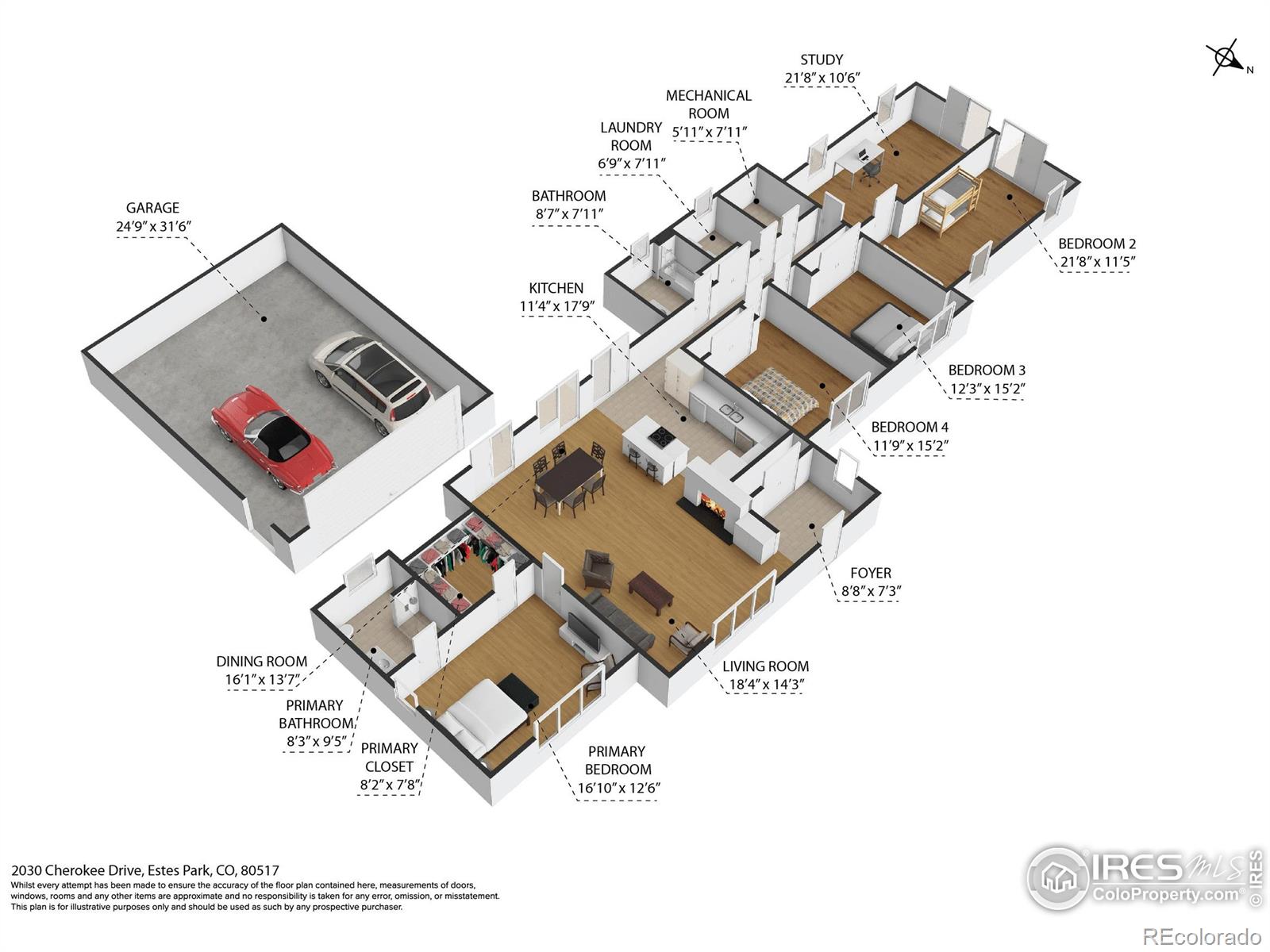 MLS Image #3 for 2030  cherokee drive,estes park, Colorado