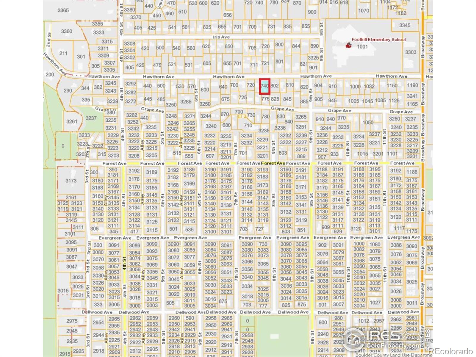 MLS Image #8 for 740  hawthorn avenue,boulder, Colorado