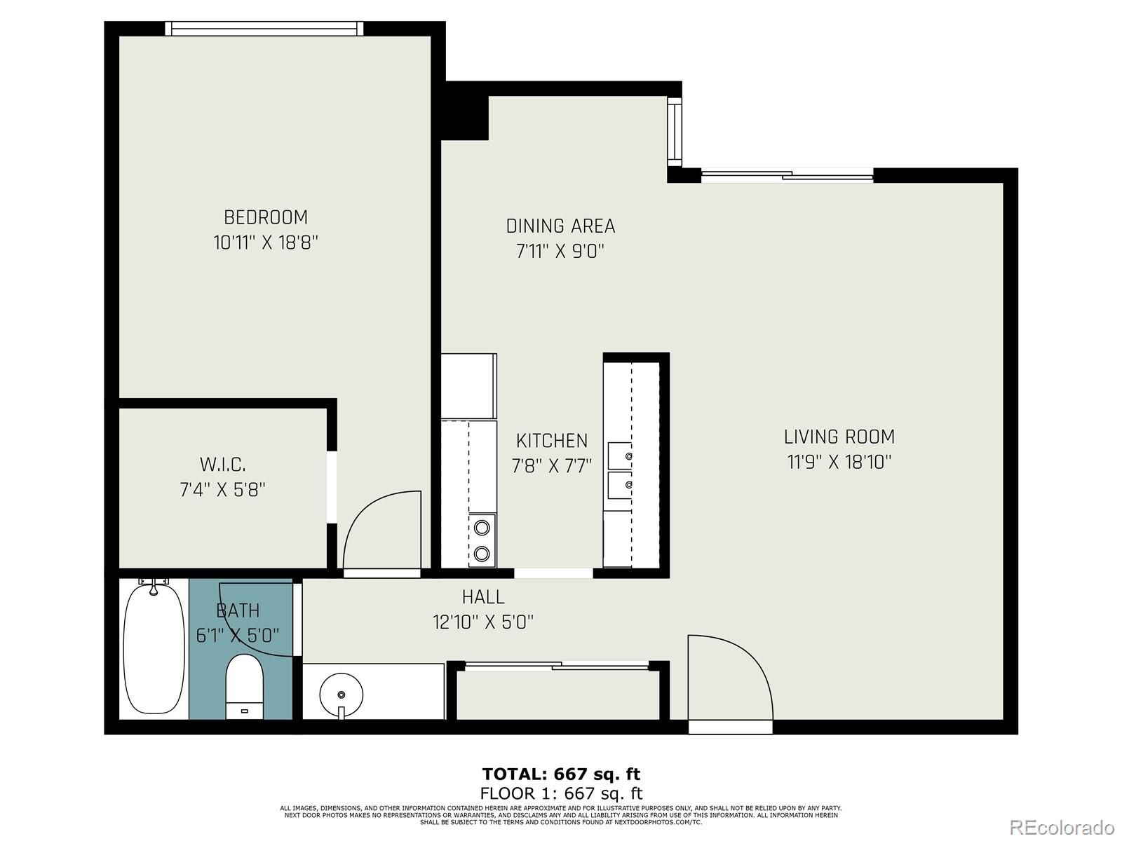 MLS Image #26 for 2375 s linden court 201,denver, Colorado