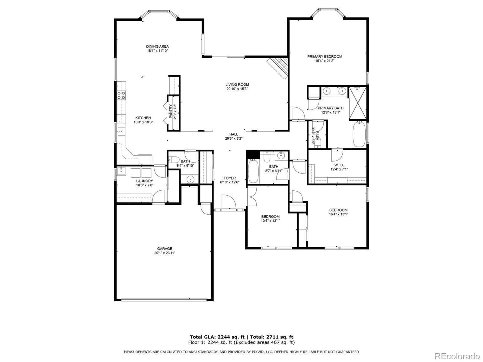 MLS Image #5 for 2716  la strada grande heights,colorado springs, Colorado