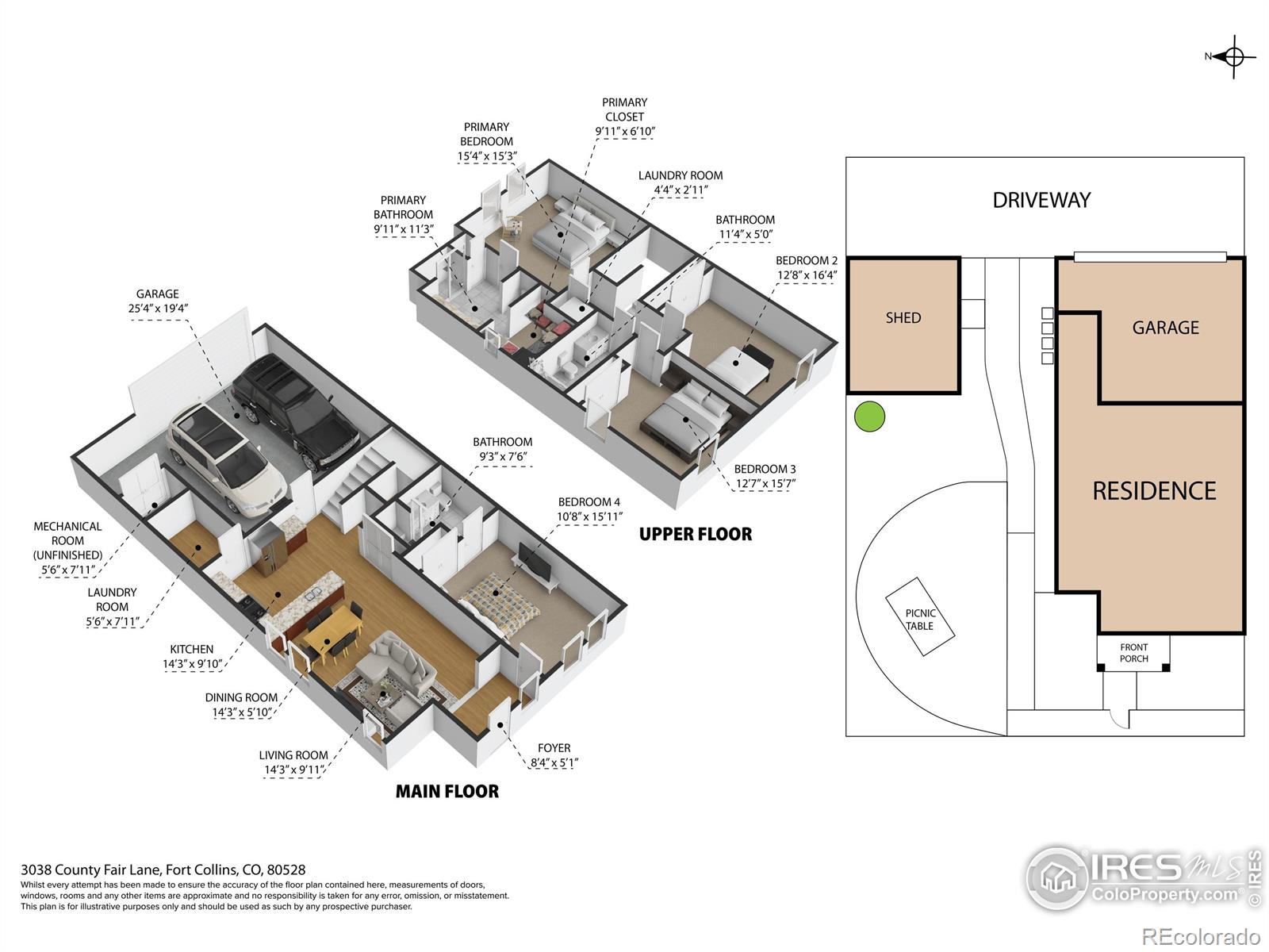 MLS Image #2 for 3038  county fair lane,fort collins, Colorado