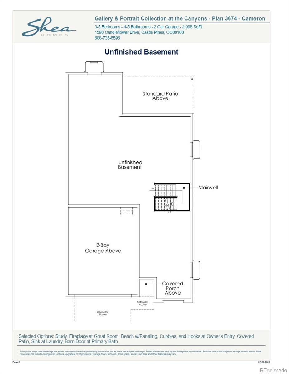 MLS Image #3 for 1261  bridgefield road,castle pines, Colorado