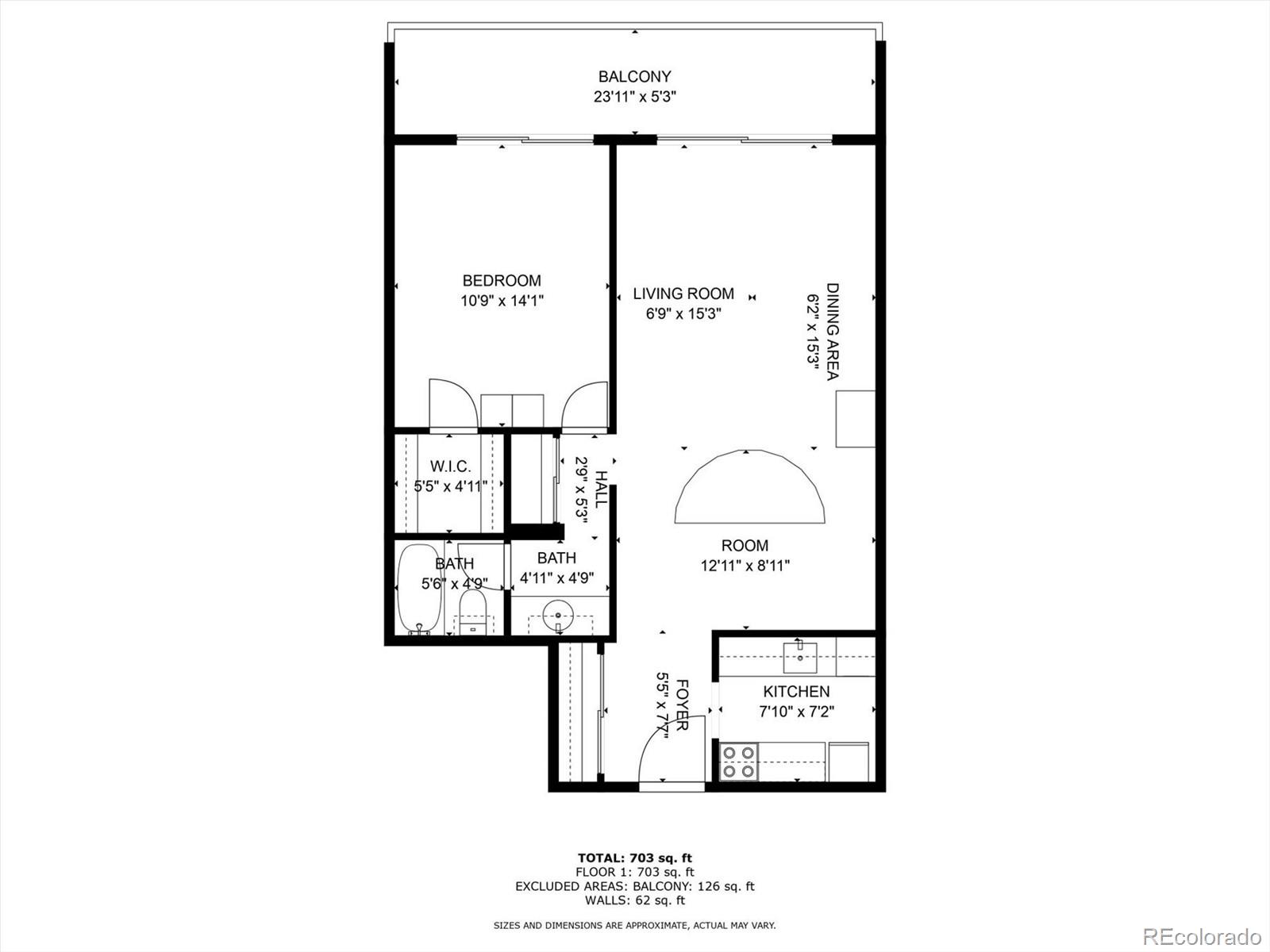 MLS Image #30 for 8060 e girard avenue 614,denver, Colorado