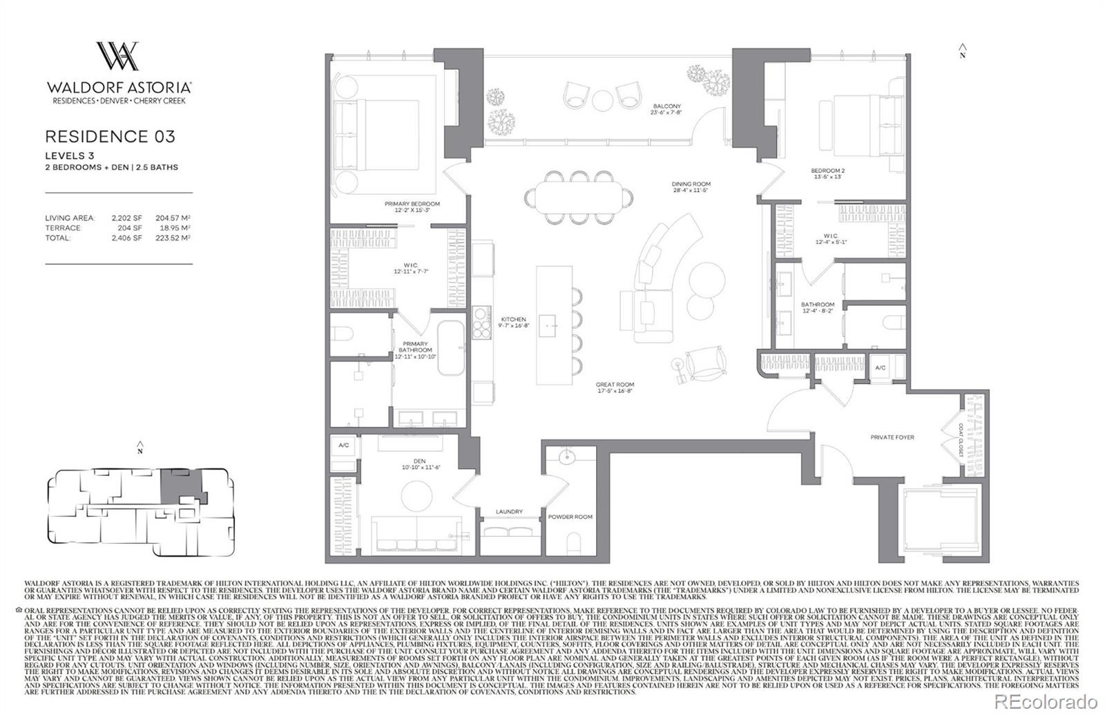 MLS Image #1 for 185  steele street 303,denver, Colorado