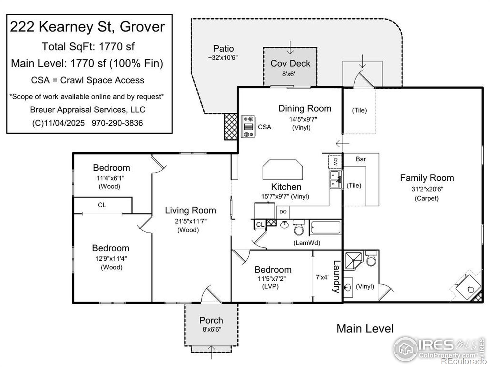 MLS Image #43 for 222 s kearney street,grover, Colorado