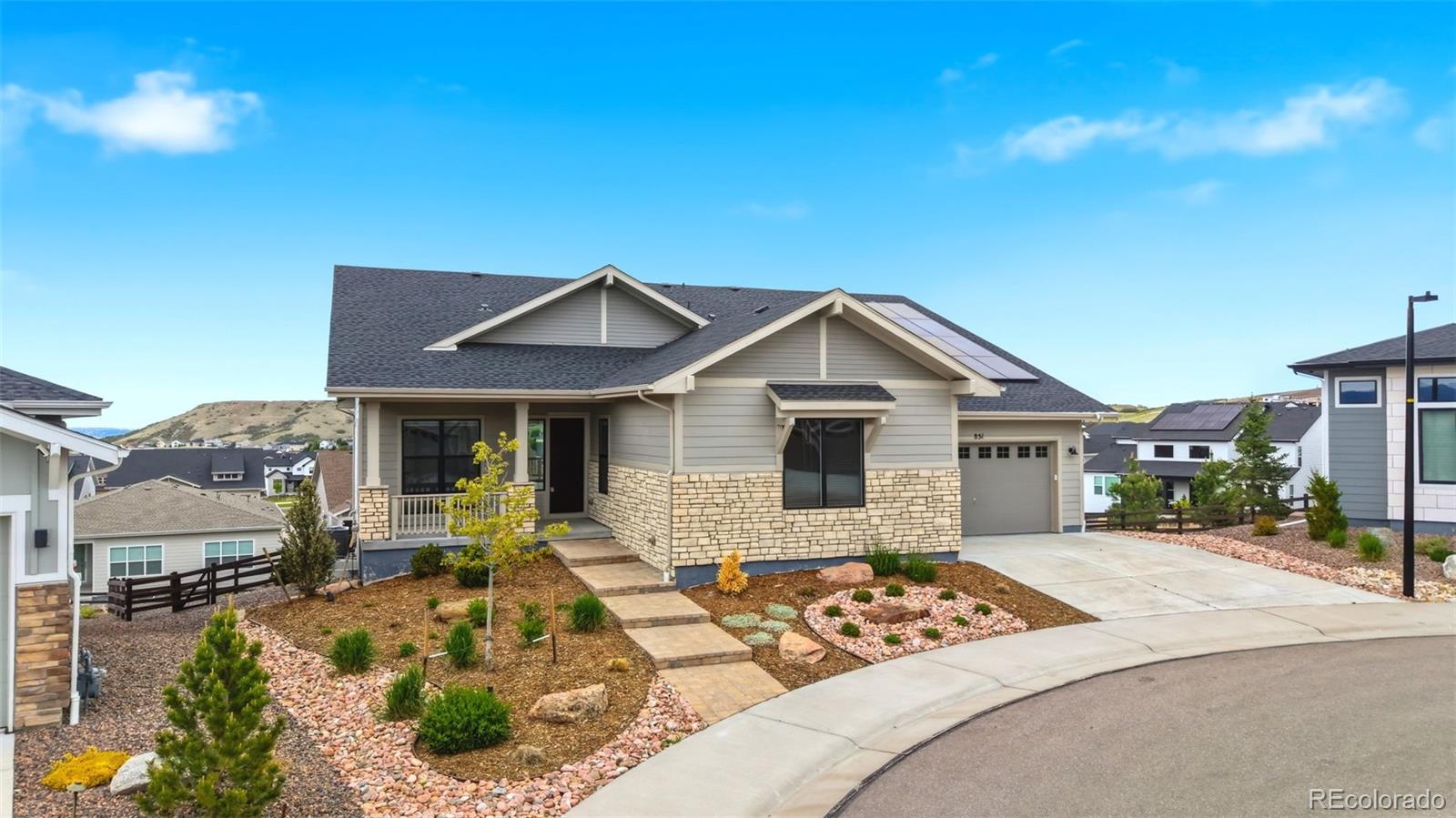 MLS Image #0 for 851  alumroot street,castle rock, Colorado