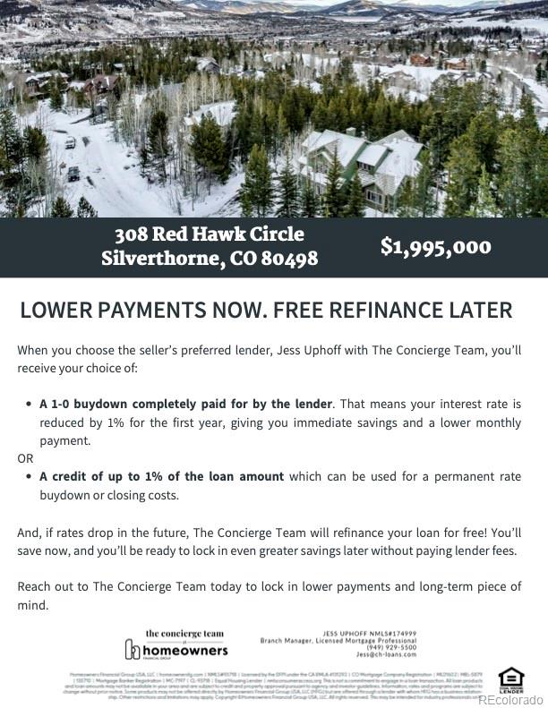 MLS Image #0 for 308  red hawk circle,silverthorne, Colorado