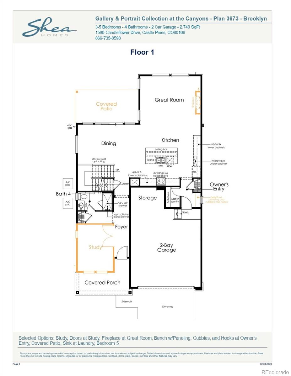 MLS Image #1 for 1252  stillspring lane,castle pines, Colorado