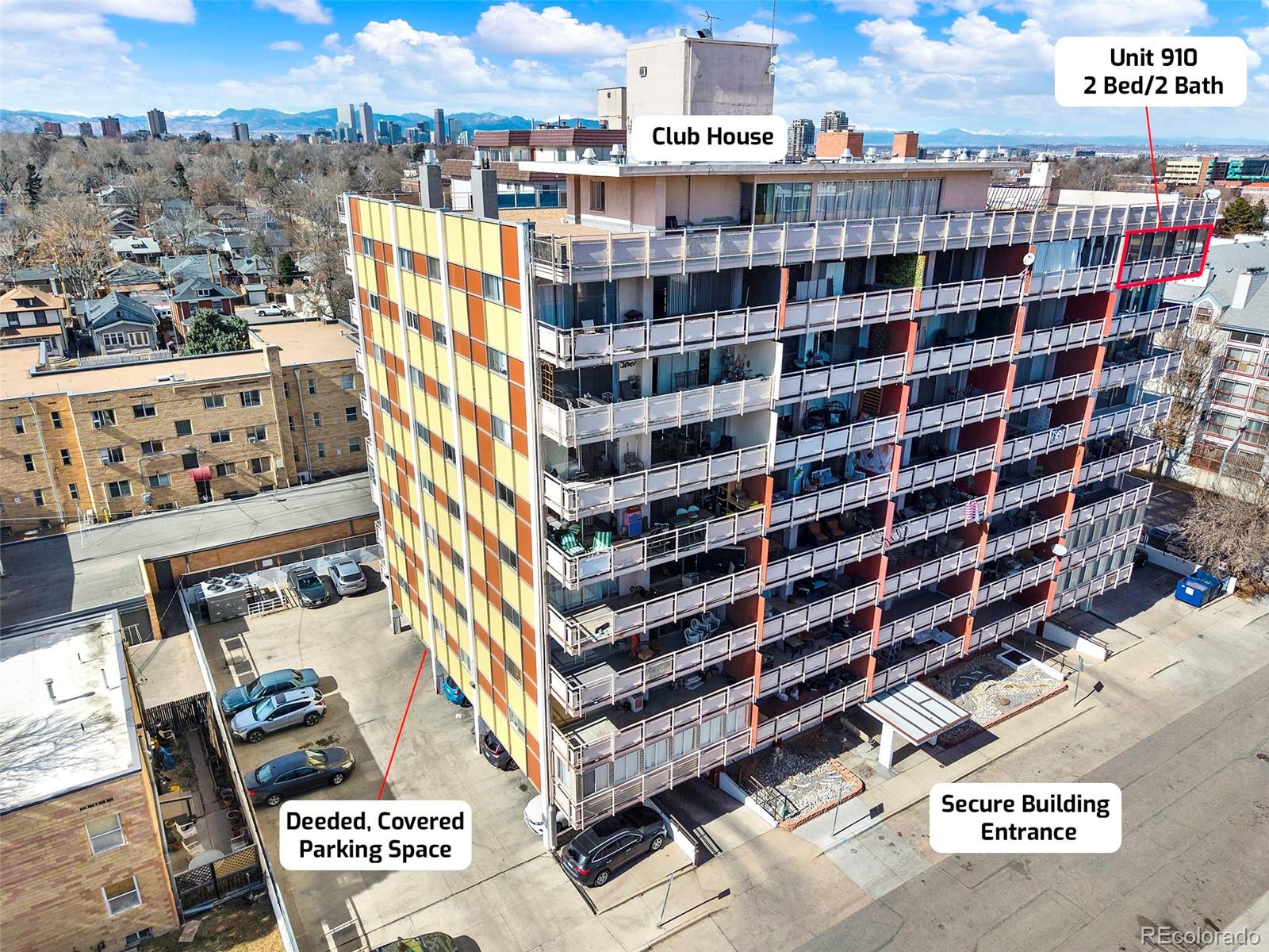 MLS Image #0 for 1121  albion street 910,denver, Colorado