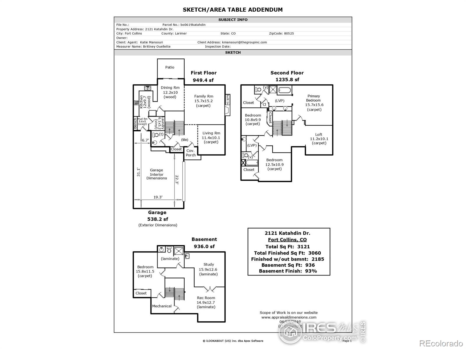 MLS Image #44 for 2121  katahdin drive,fort collins, Colorado