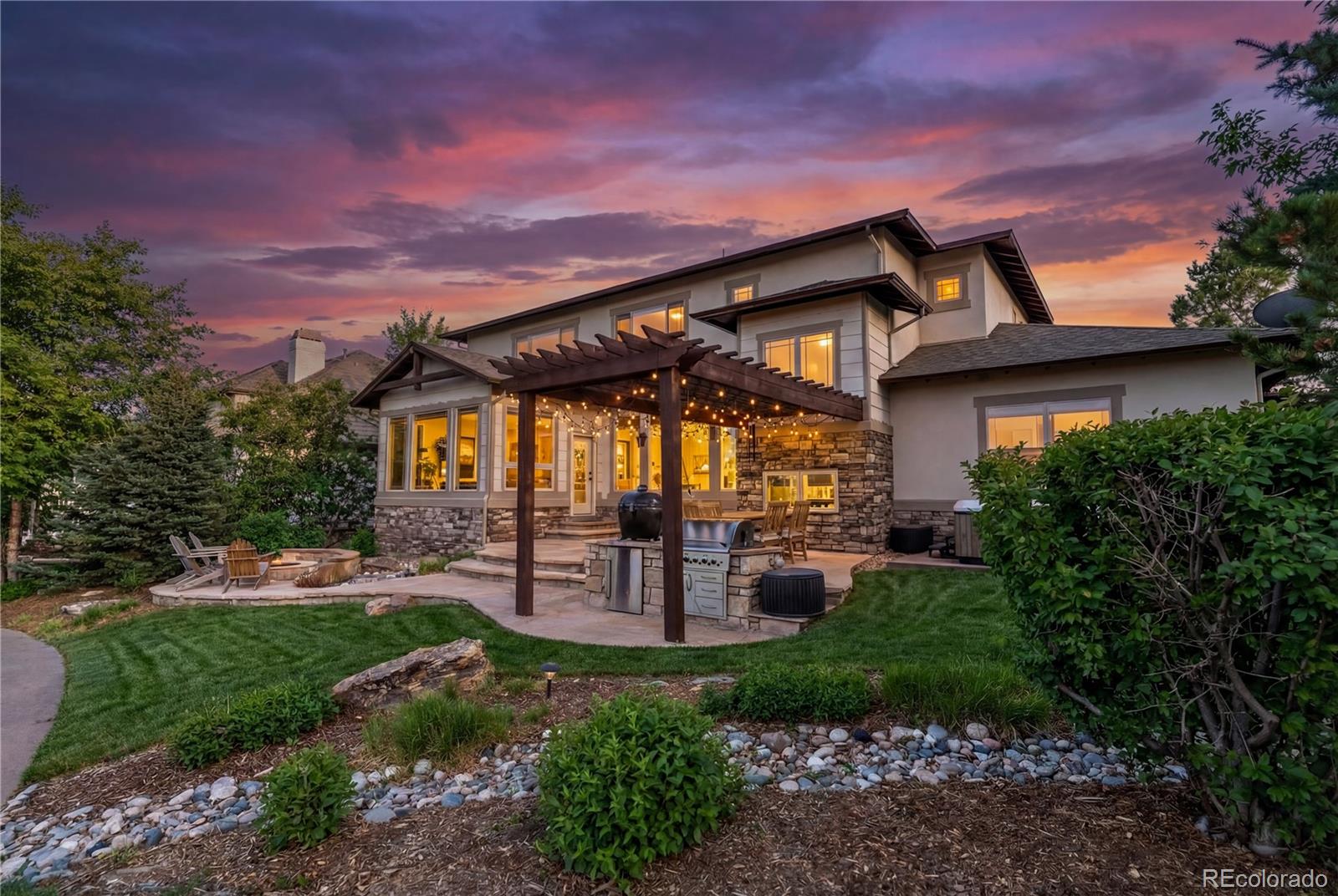 MLS Image #1 for 1251  buffalo ridge road,castle pines, Colorado