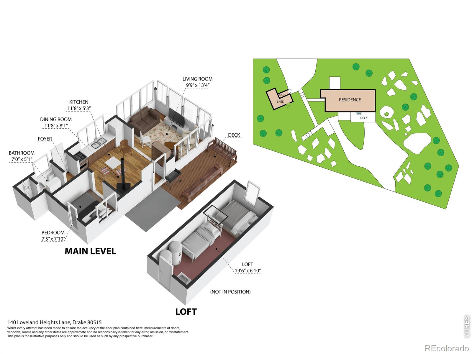 MLS Image #4 for 140  loveland heights lane,drake, Colorado