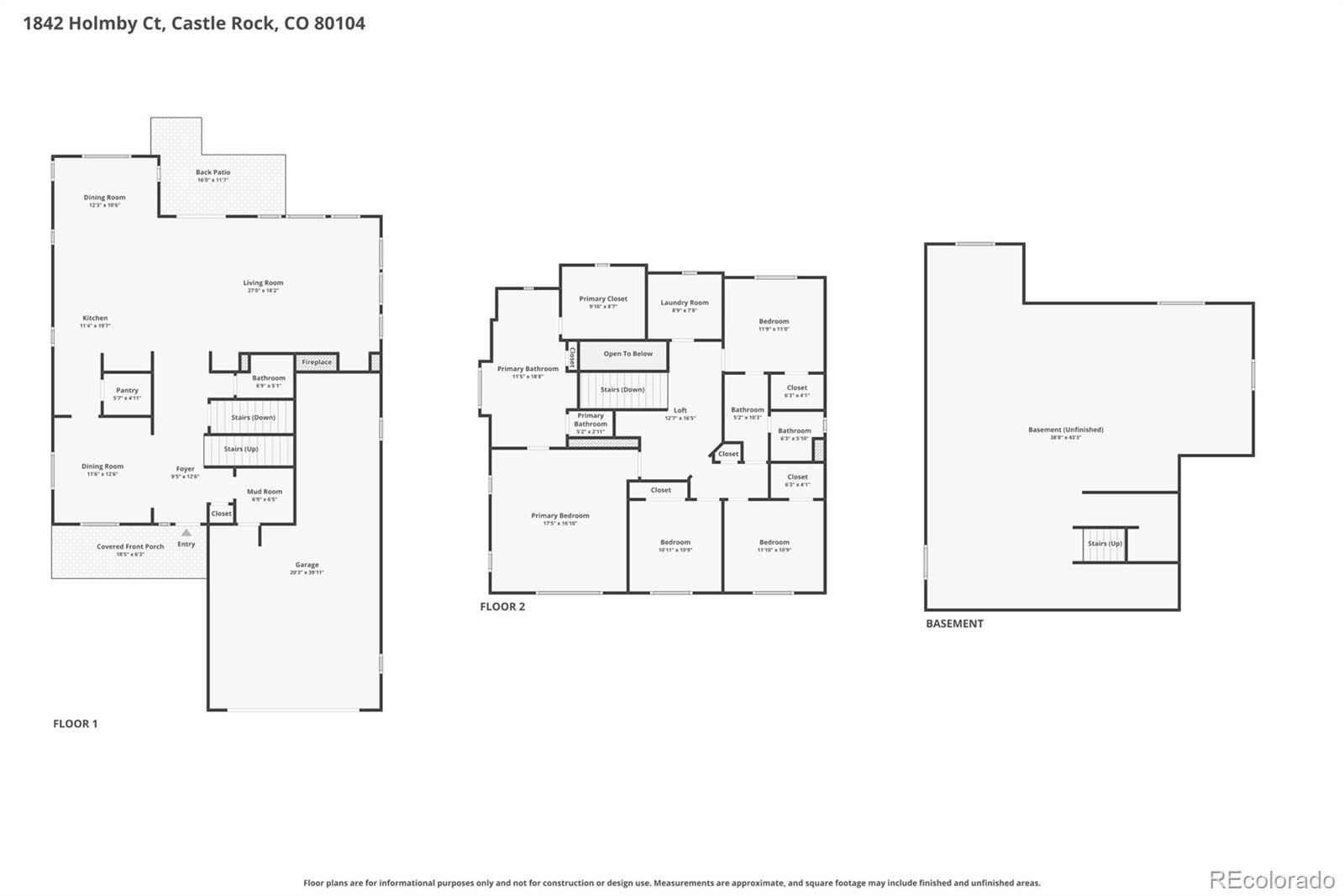 MLS Image #47 for 1842  holmby court,castle rock, Colorado