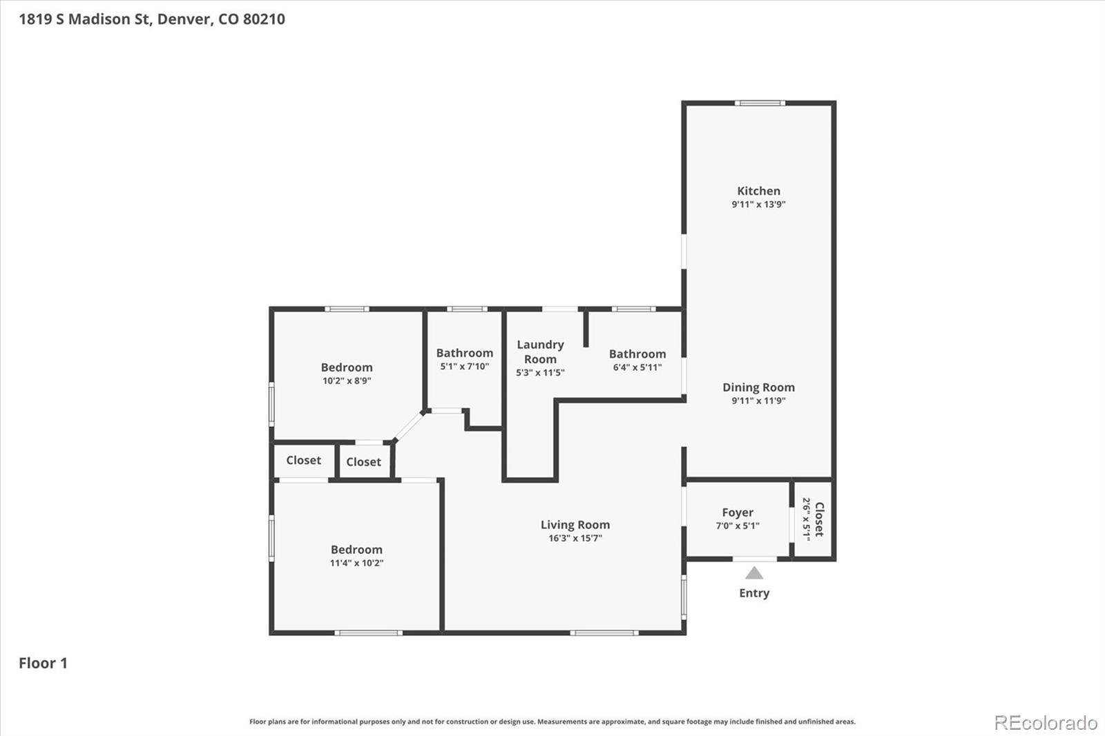 MLS Image #28 for 1819 s madison street,denver, Colorado