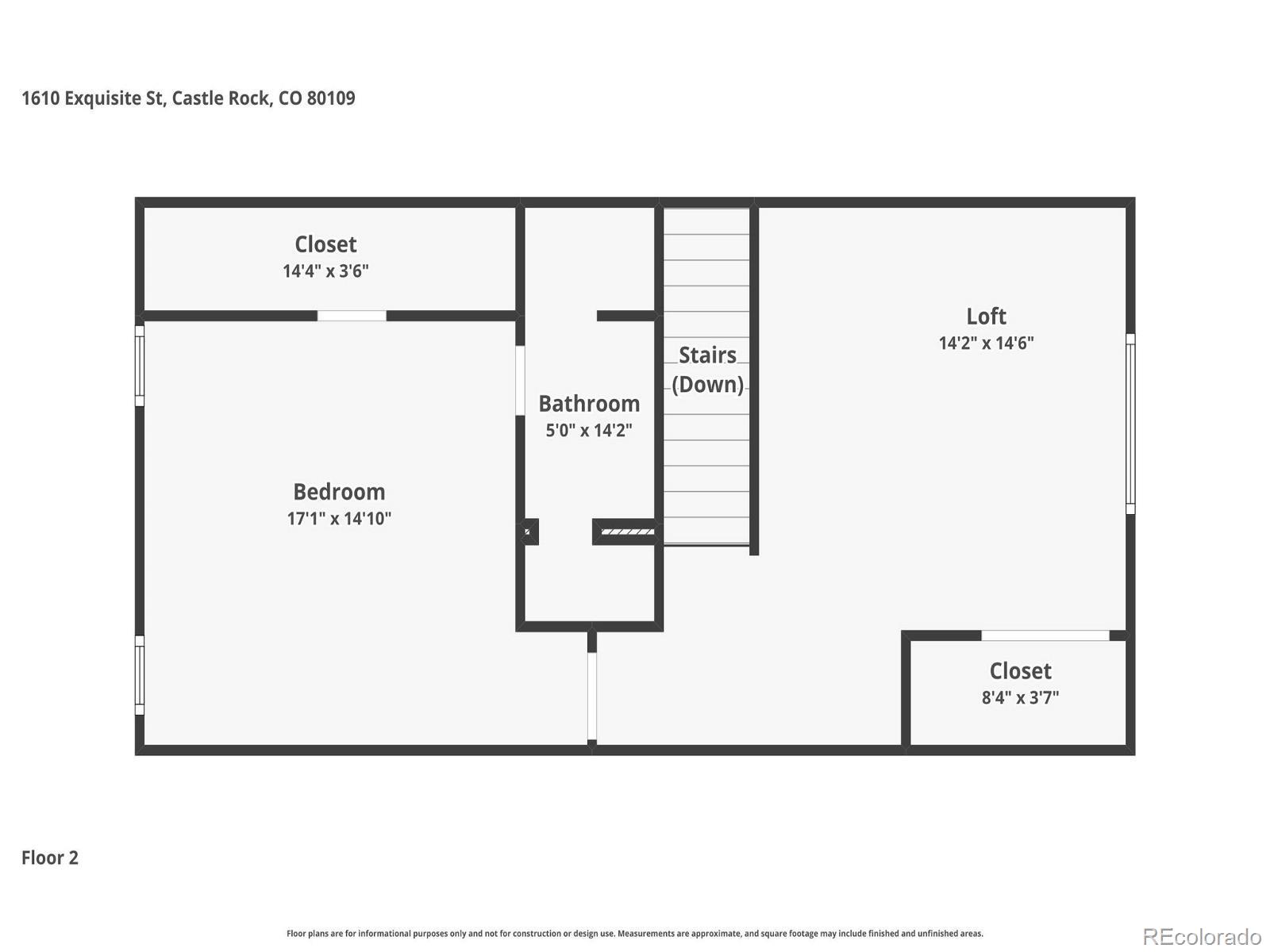 MLS Image #1 for 1610  exquisite street,castle rock, Colorado