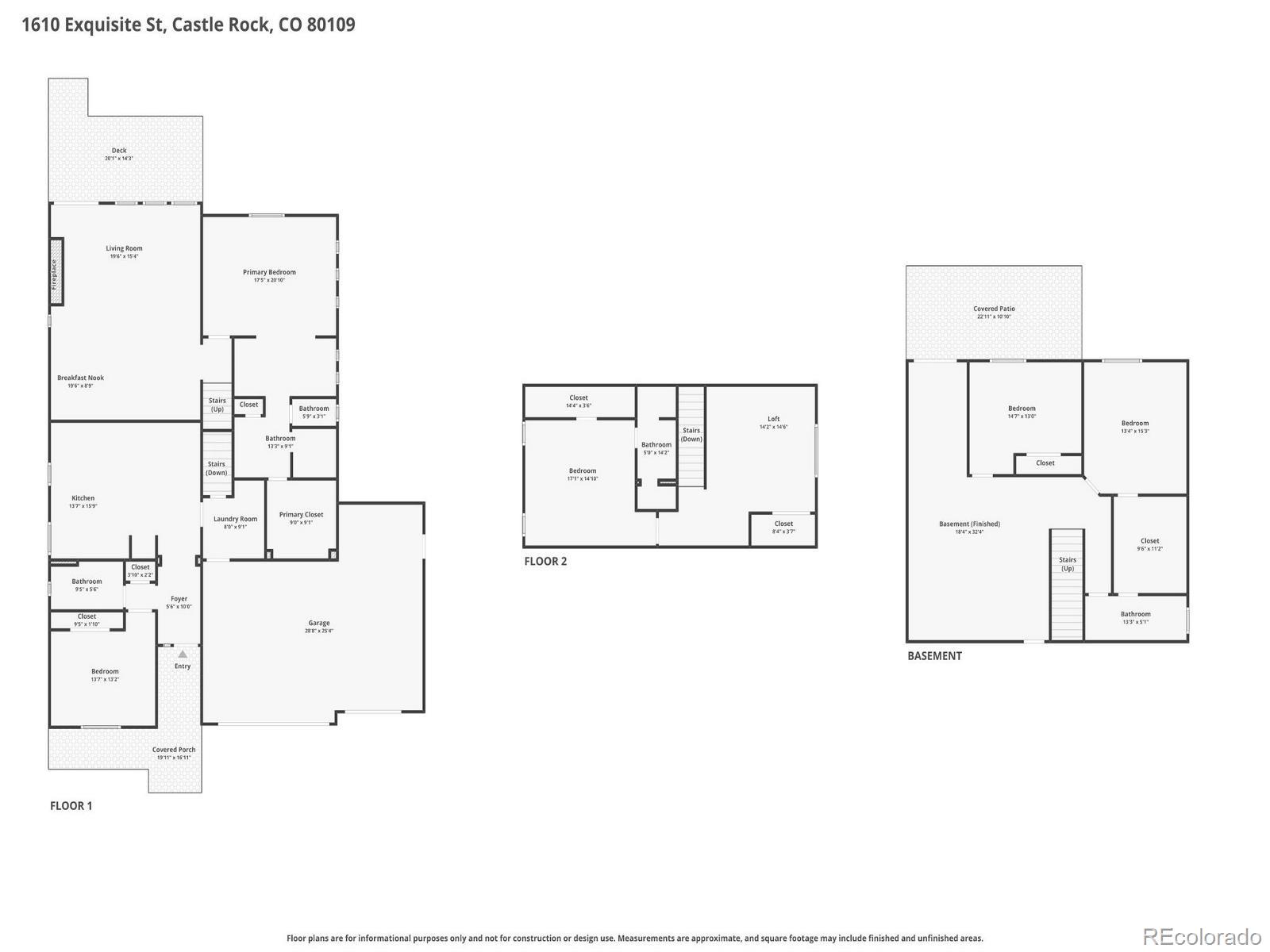 MLS Image #4 for 1610  exquisite street,castle rock, Colorado
