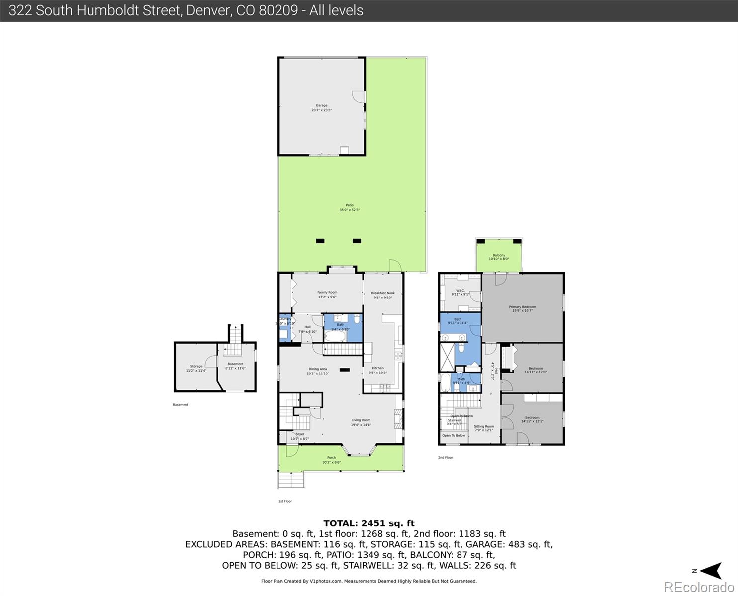 MLS Image #46 for 322 s humboldt street,denver, Colorado