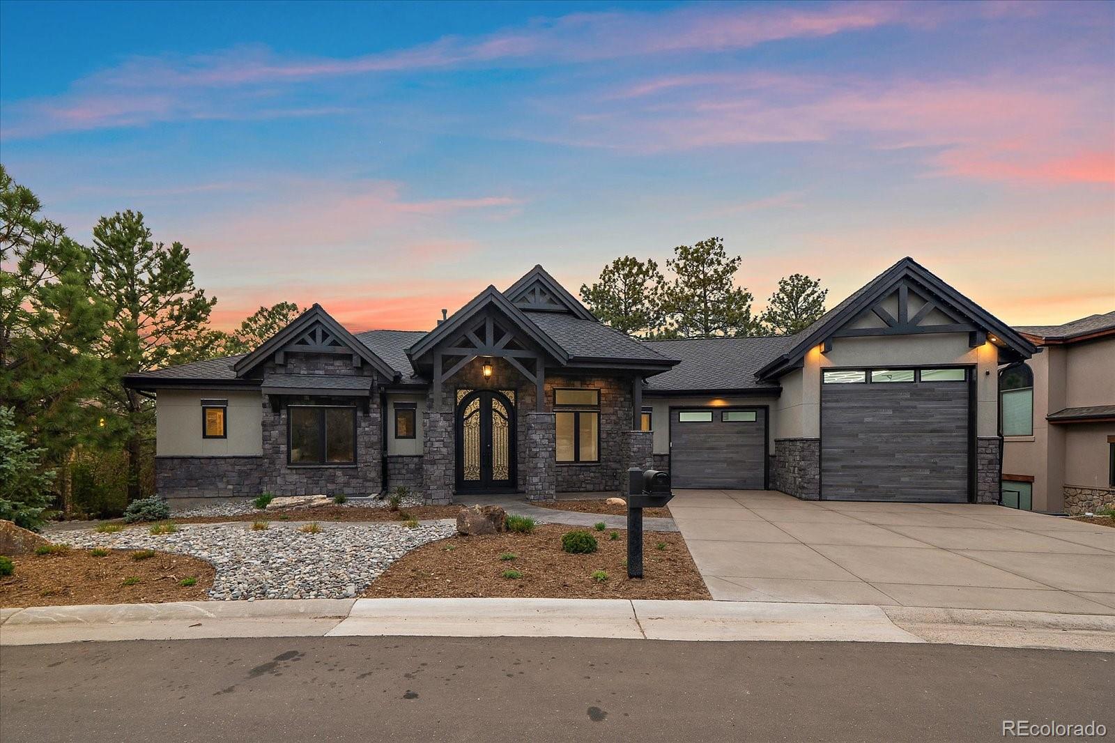 MLS Image #1 for 2554  saddleback drive,castle rock, Colorado