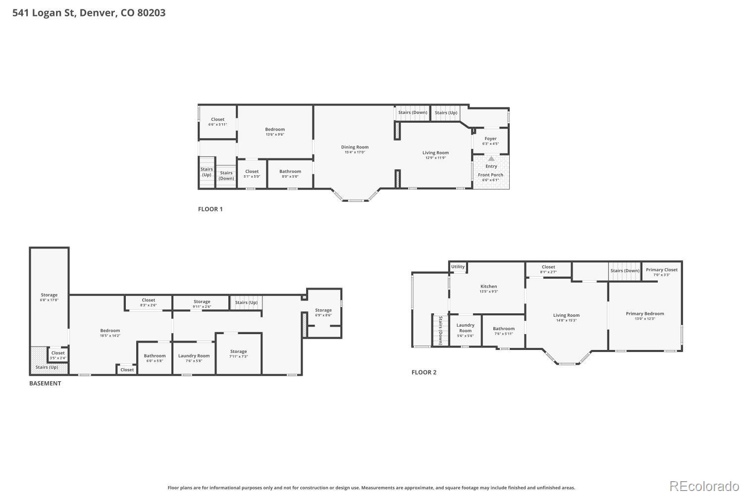 MLS Image #28 for 541-543  logan street,denver, Colorado