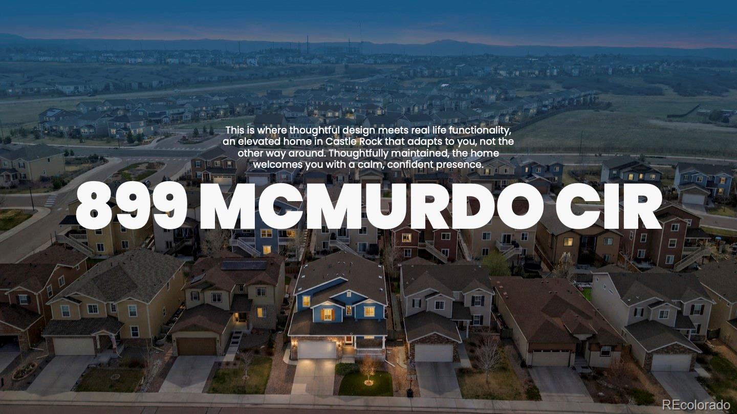 MLS Image #0 for 899  mcmurdo circle,castle rock, Colorado