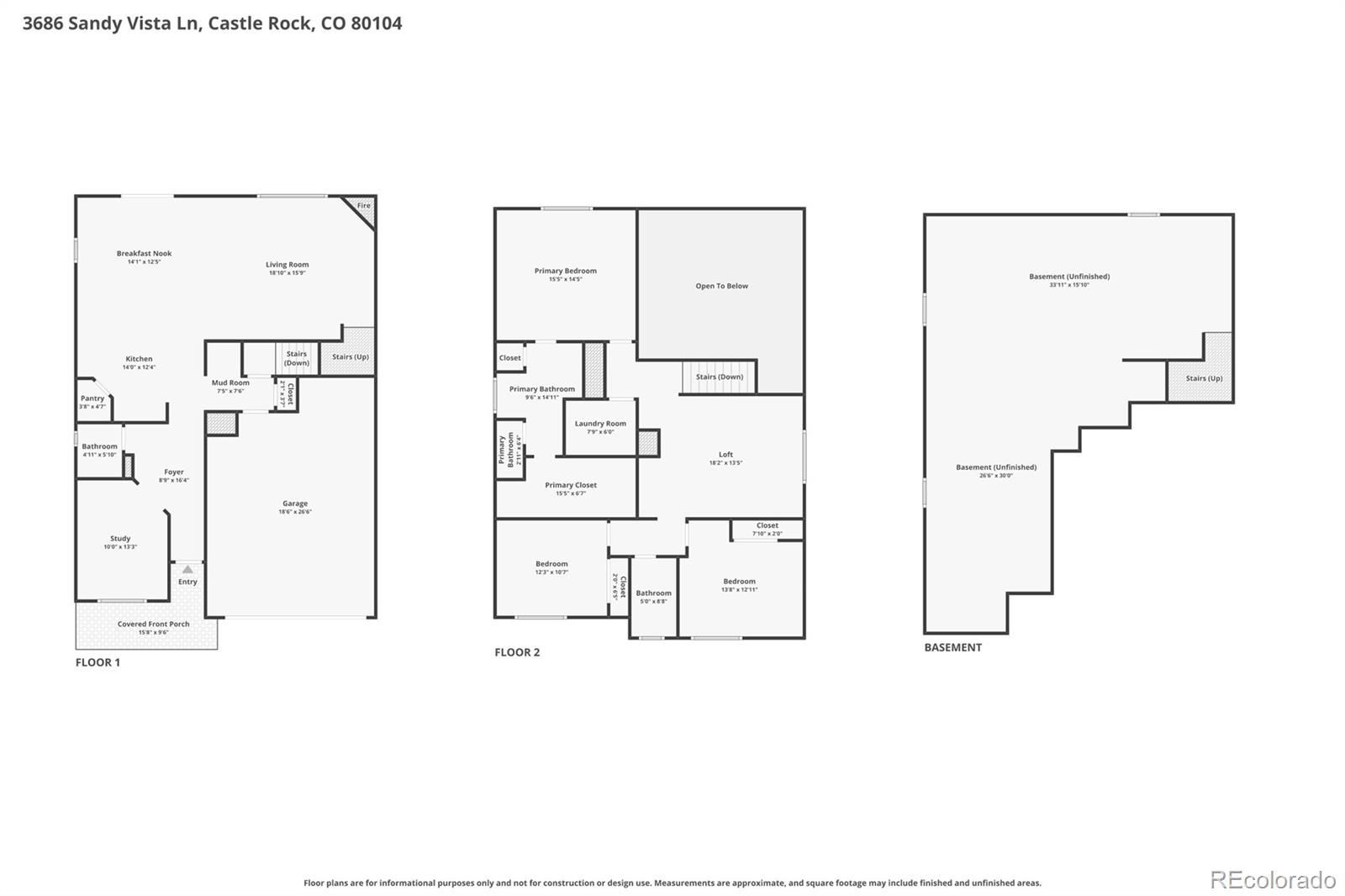MLS Image #34 for 3686  sandy vista lane,castle rock, Colorado