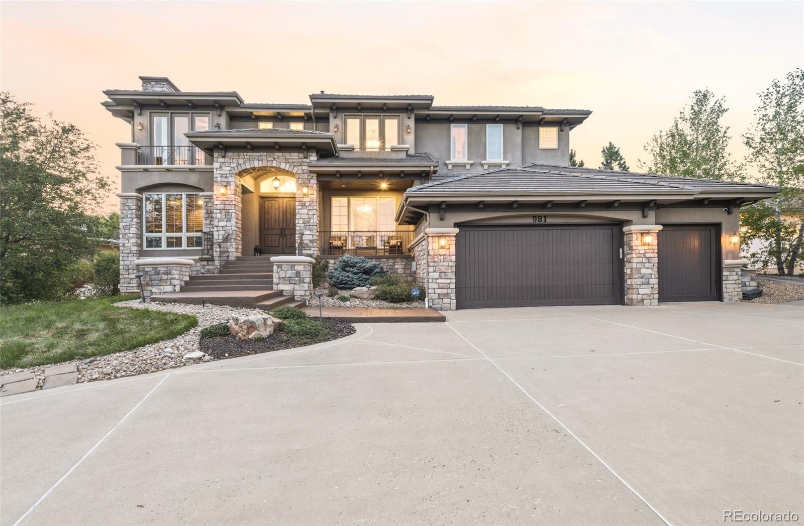 MLS Image #1 for 981  buffalo ridge road,castle pines, Colorado