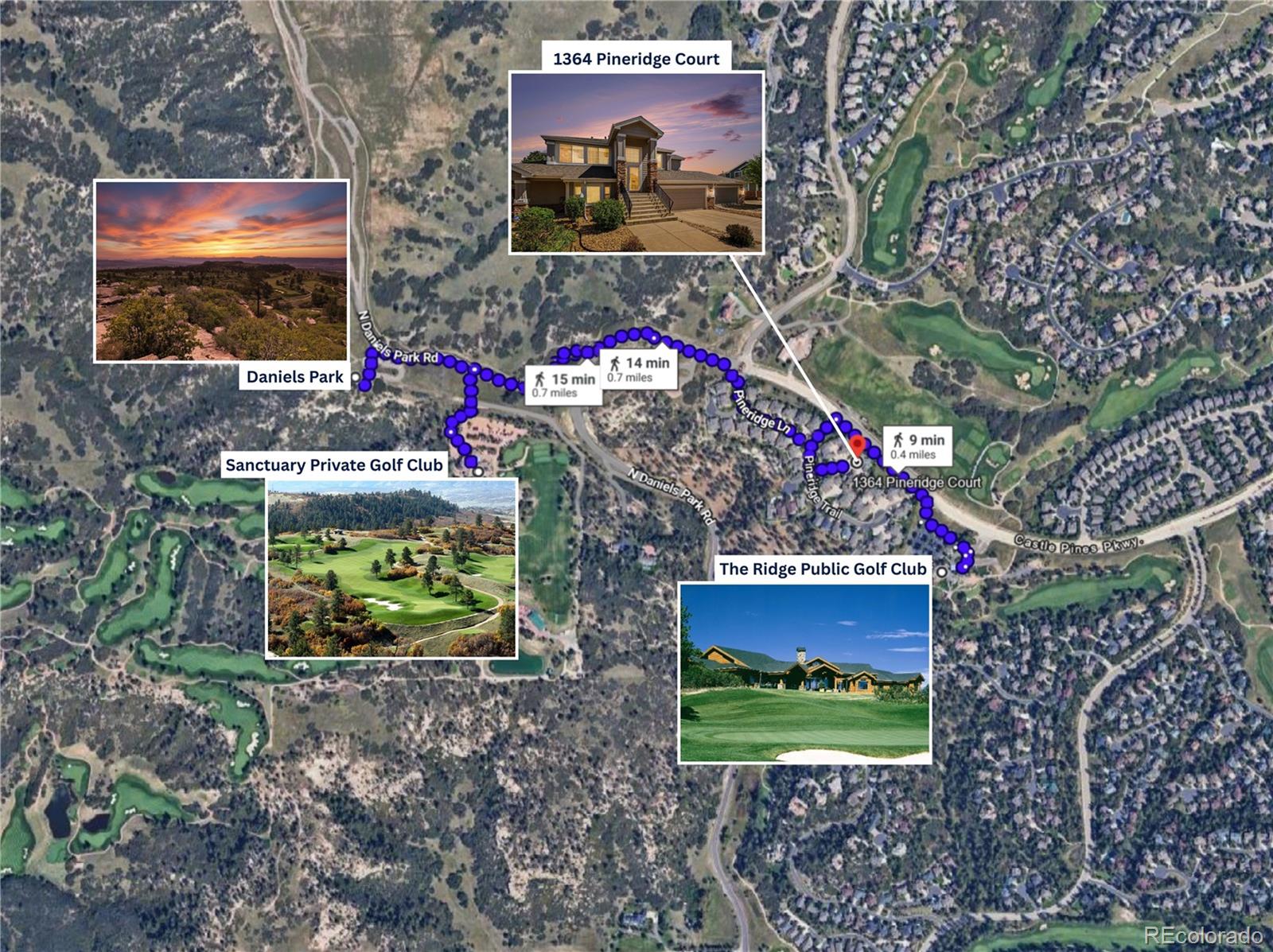 MLS Image #1 for 1364  pineridge court,castle pines, Colorado