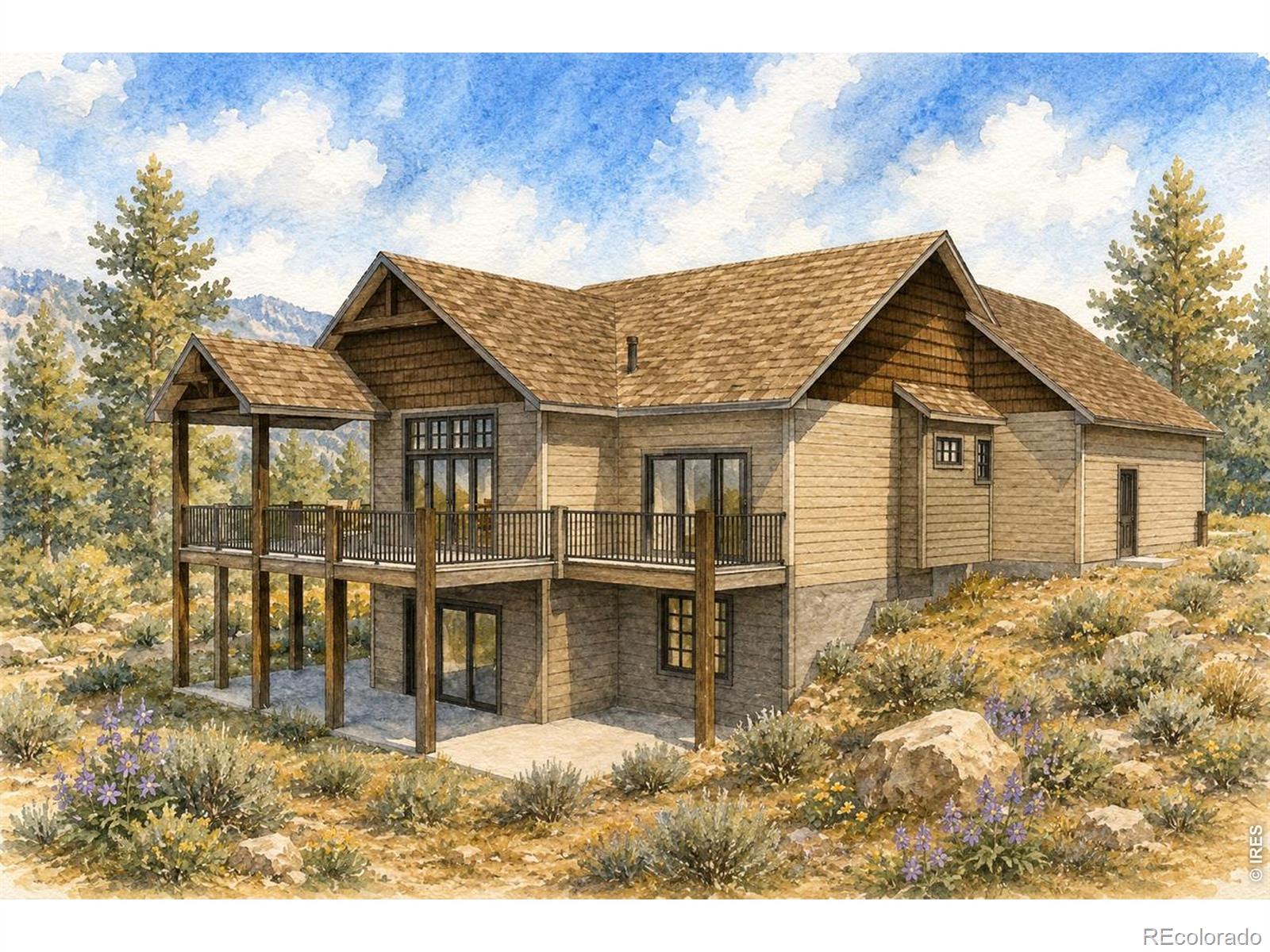 MLS Image #1 for 2215  fox acres drive,red feather lakes, Colorado
