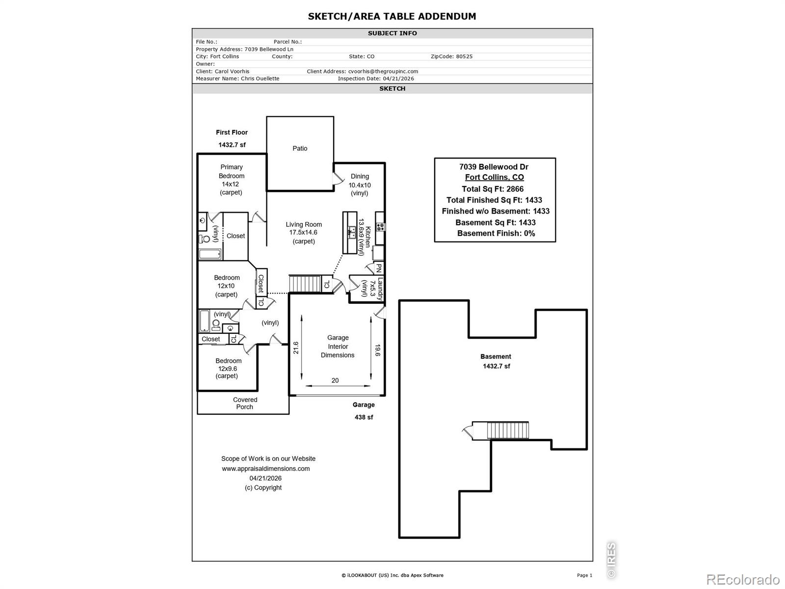 MLS Image #29 for 7039  bellewood lane,fort collins, Colorado
