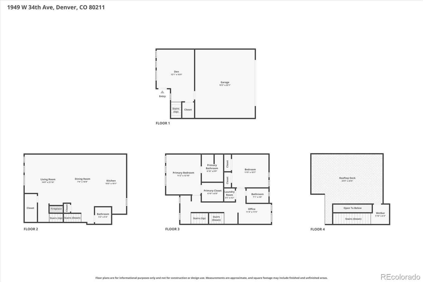 MLS Image #43 for 1949 w 34th avenue,denver, Colorado