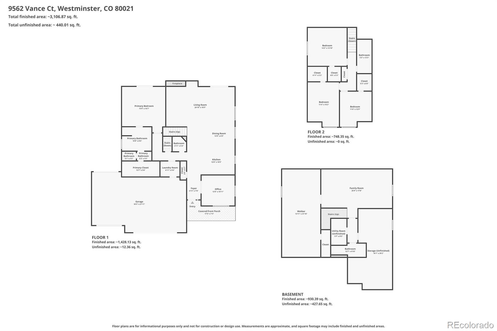 MLS Image #30 for 9562  vance court,broomfield, Colorado