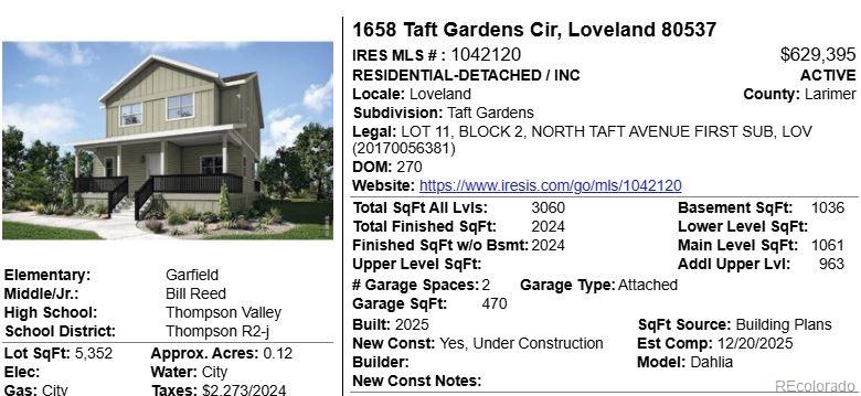 MLS Image #46 for 1575  gard drive,loveland, Colorado