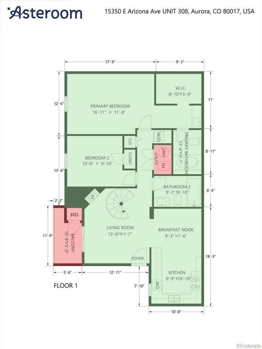 MLS Image #20 for 15350 e arizona avenue 308,aurora, Colorado