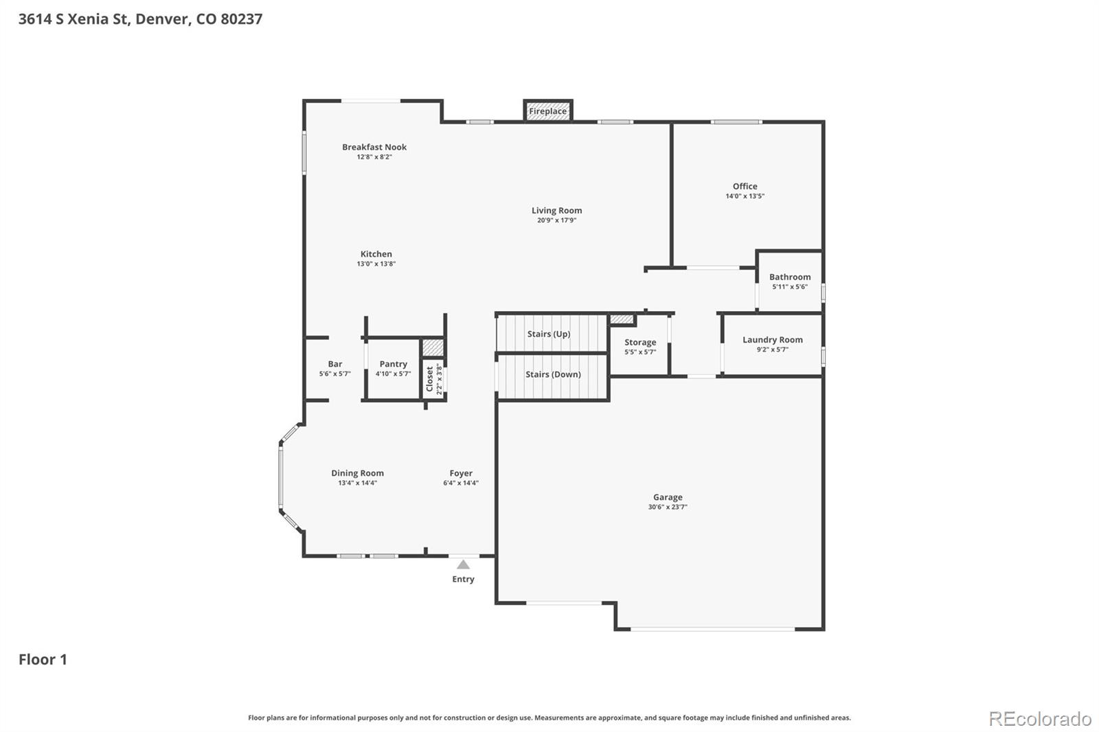 MLS Image #48 for 3614 s xenia street,denver, Colorado