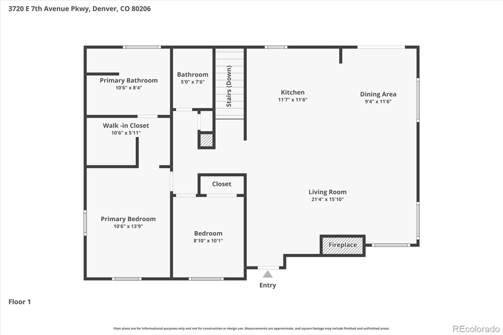 MLS Image #39 for 3720 e 7th ave pkwy,denver, Colorado