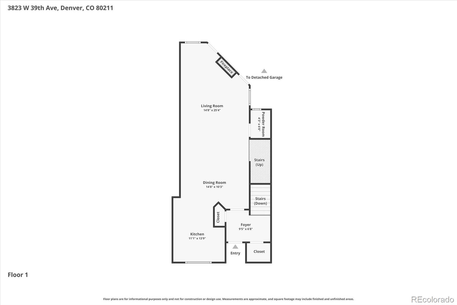 MLS Image #3 for 3823 w 39th avenue,denver, Colorado